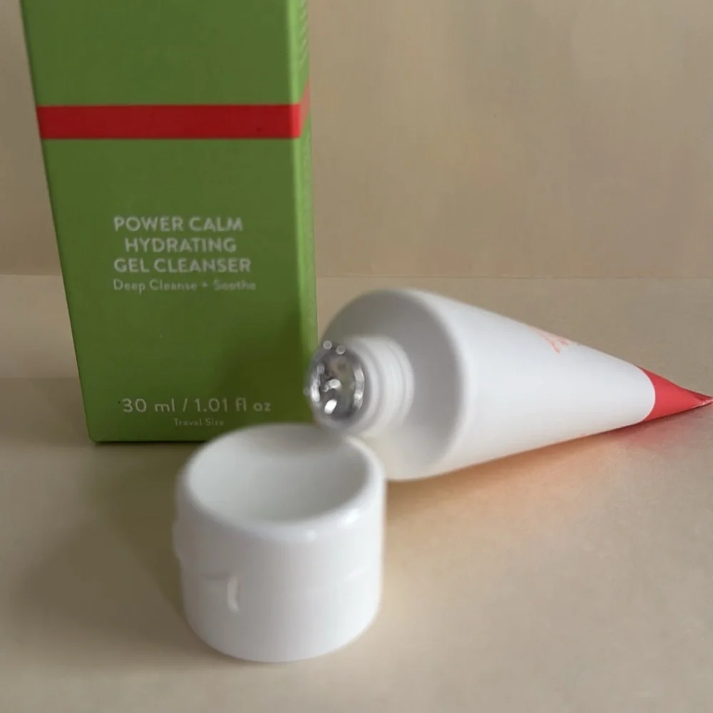 PEACH & LILY Mini Power Calm Hydrating Gel Cleanser Travel Size 1oz NIB